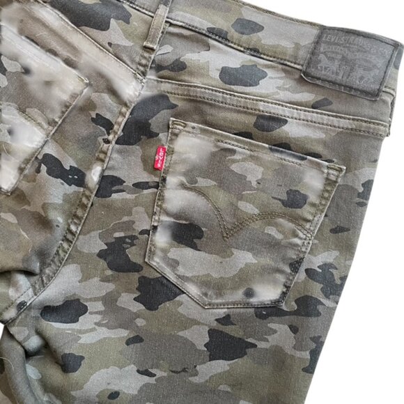 Levi's Women's 314 Shaping Straight Camo Jeans - Size 31x30 - Picture 4 of 9